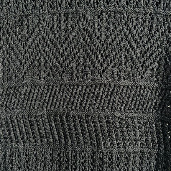 Rag & Bone Renee Crochet Knit Midi Dress Black NWOT - Picture 10 of 16